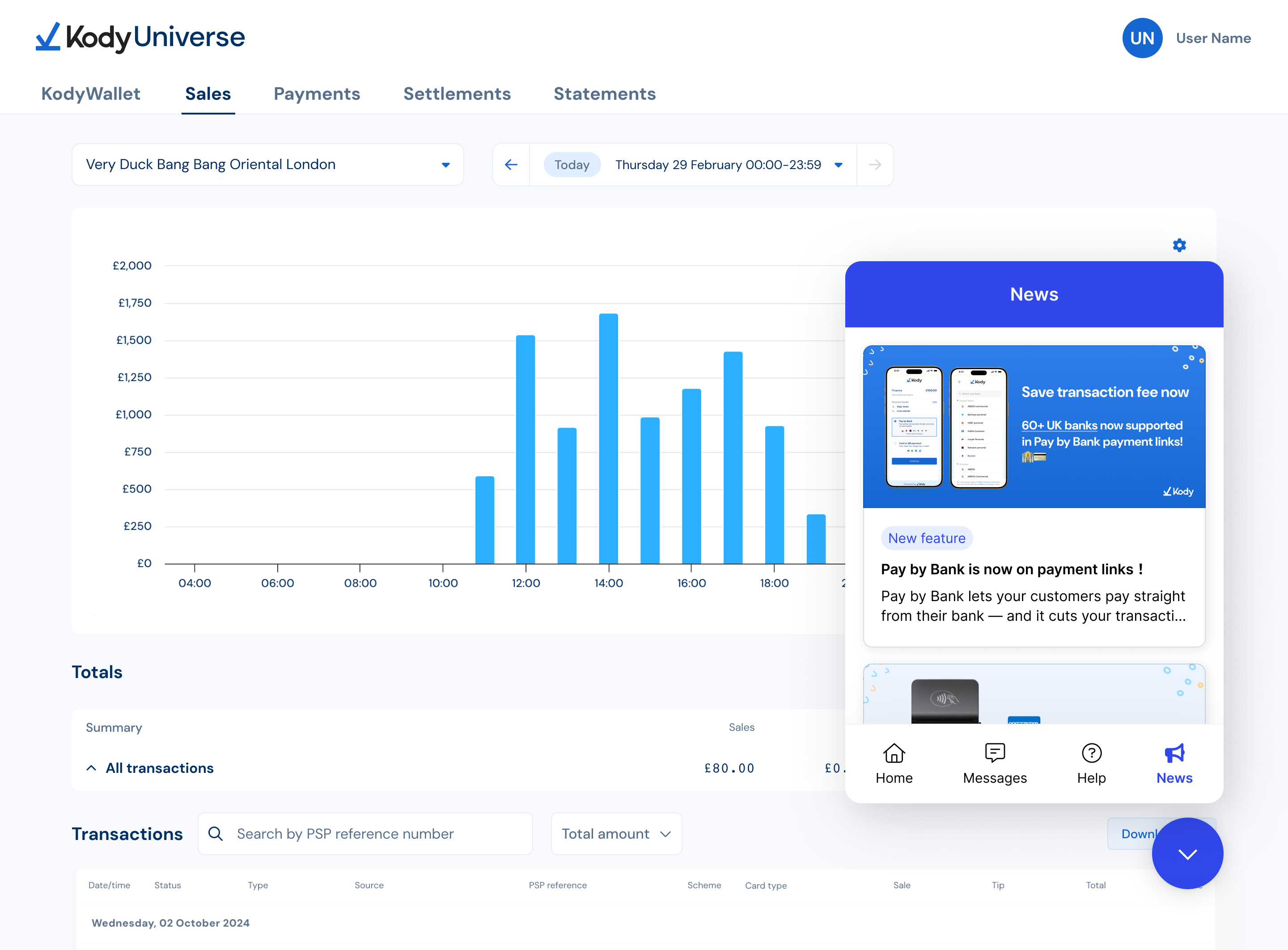 Intercom launch message