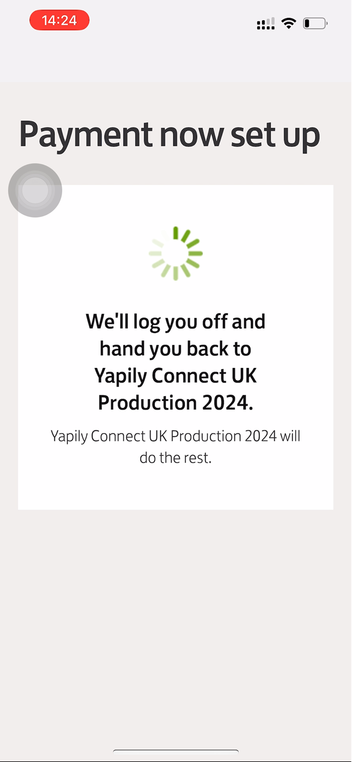 Connect to bank app